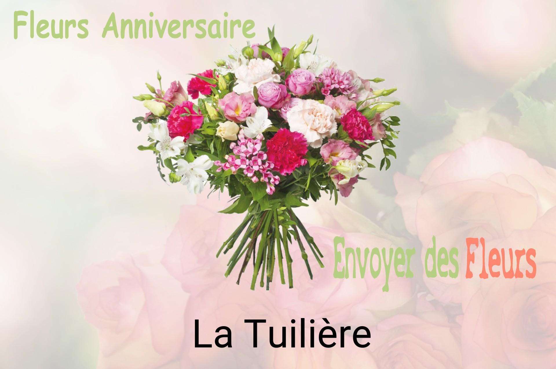 Bouquet de fleurs d’anniversaire livré à La Tuilière